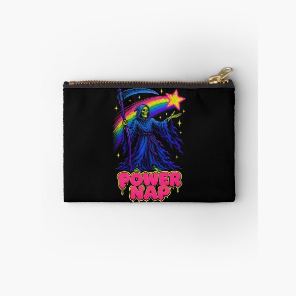 Item preview, Vintage Power Nap Death Grim Reaper Dark Humor designed and sold by WolfmanProphecy.