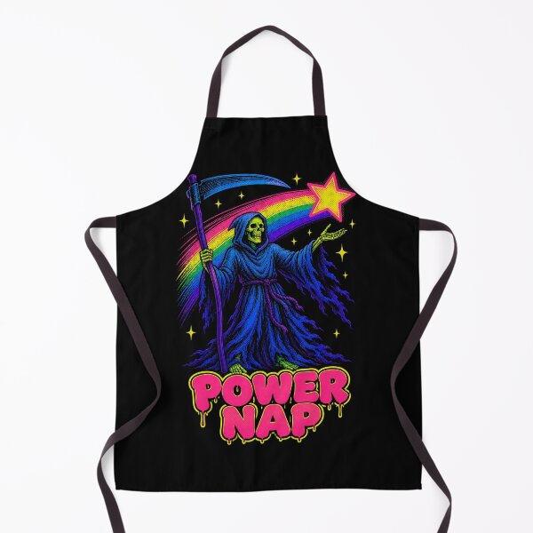 Item preview, Vintage Power Nap Death Grim Reaper Dark Humor designed and sold by WolfmanProphecy.