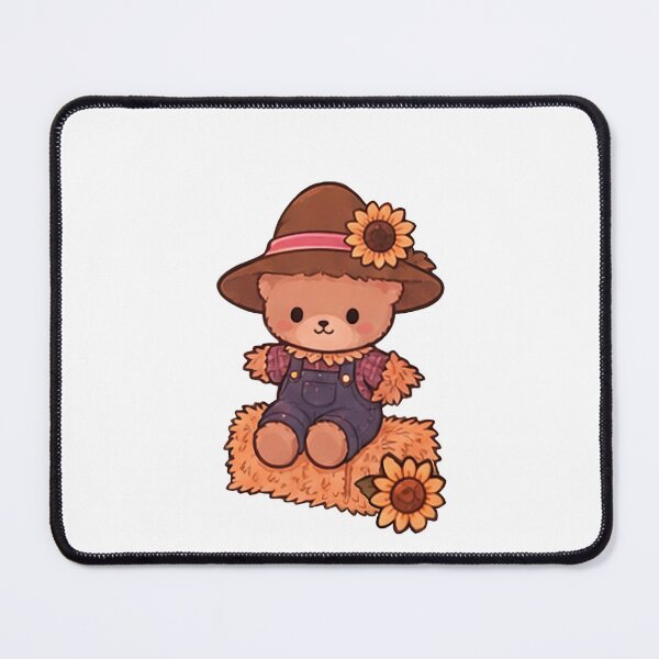 Item preview, Teddy Bear Scarecrow designed and sold by ThePinkParlor.