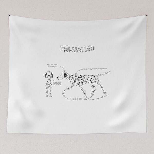 Item preview, Dalmatian Blueprint designed and sold by Faceless Favorites.