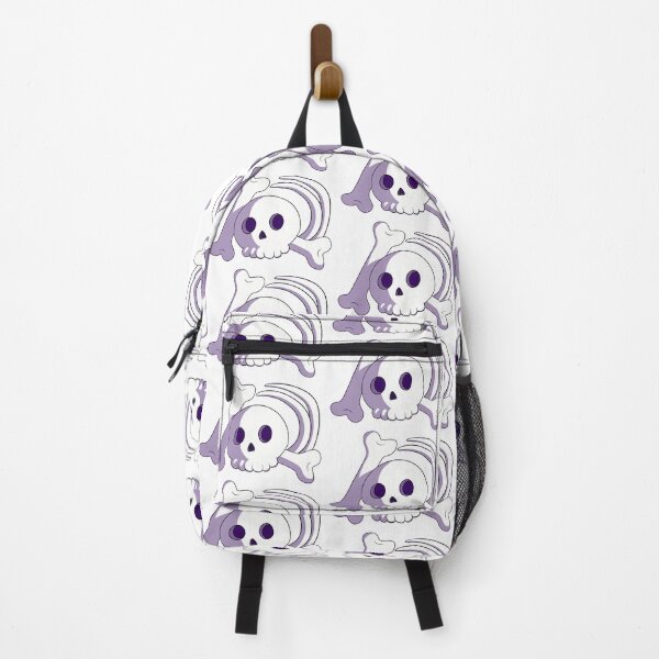 Item preview, Cute Spooky Cartoon Skull and Bones Illustration designed and sold by The Soapiest Goat.