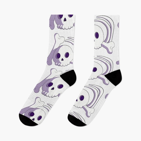 Item preview, Cute Spooky Cartoon Skull and Bones Illustration designed and sold by The Soapiest Goat.