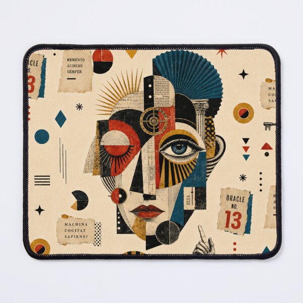 Item preview, Oracle No. 13  Cubist Dada Art Deco Collage designed and sold by MarksBook.