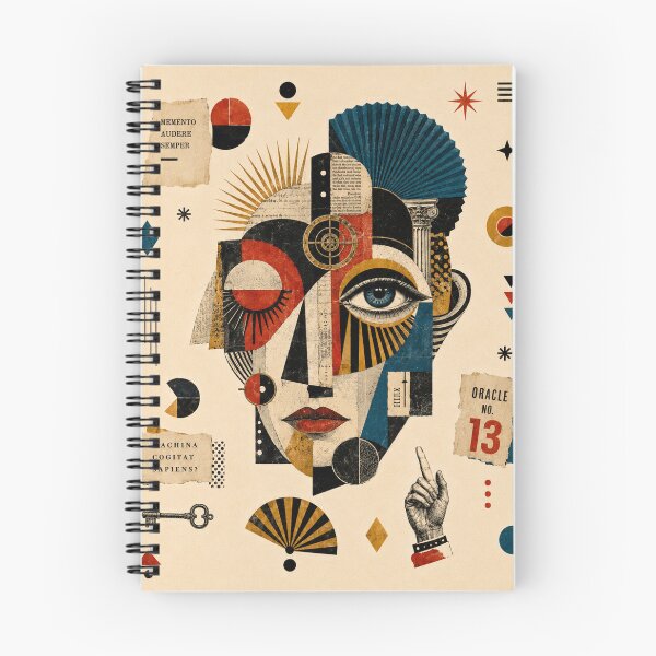 Item preview, Oracle No. 13  Cubist Dada Art Deco Collage designed and sold by MarksBook.