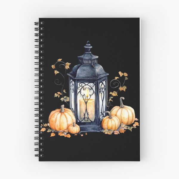Item preview, Lantern with Pumpkins and Vines designed and sold by foundthenat.