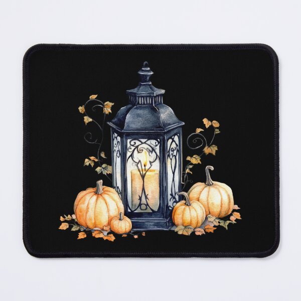 Item preview, Lantern with Pumpkins and Vines designed and sold by foundthenat.