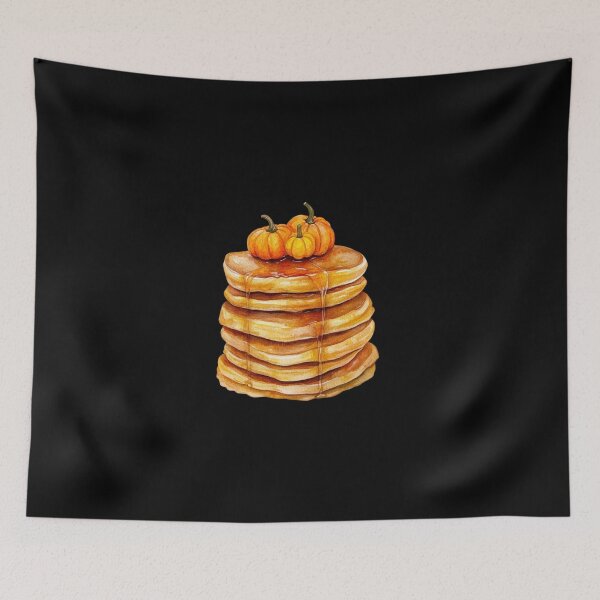 Item preview, Stack of Pancakes with Pumpkins designed and sold by foundthenat.