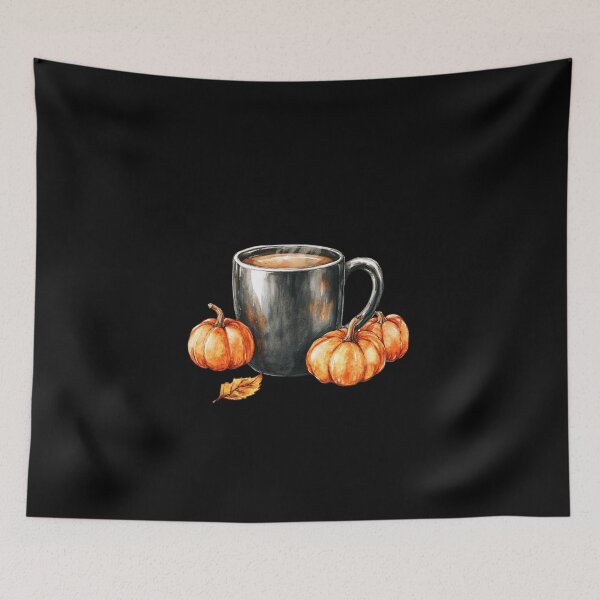 Item preview, Taza acogedora con mini calabazas designed and sold by foundthenat.