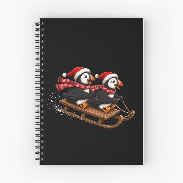 Item preview, Puffins on Sled designed and sold by Konvero.