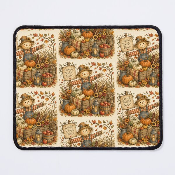Item preview, Scarecrow Thanksgiving Pumpkin Patch designed and sold by Luinscy.