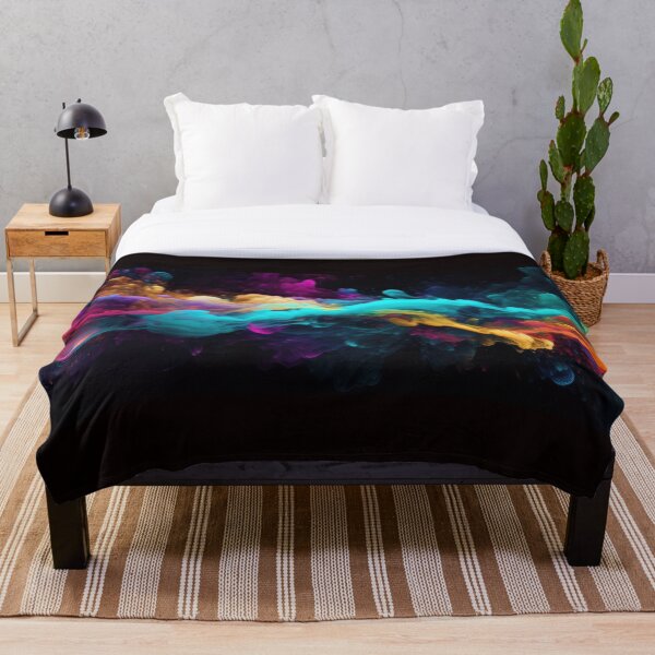Item preview, horizontal colorful galaxy  designed and sold by MakeLifeFun.