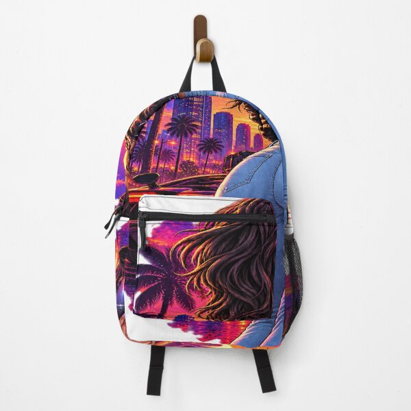 Item preview, Neon City Girl Supercar Streetwear designed and sold by VYBORA Studio.