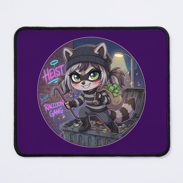 Item preview, Night Heist Burglar Raccoon - Alley Money Sack Chibi designed and sold by LumiPress Co..