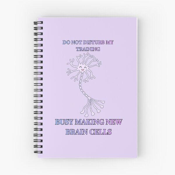 Item preview, Busy making new brain cells (lilac) designed and sold by The Migraine Enlightenment.