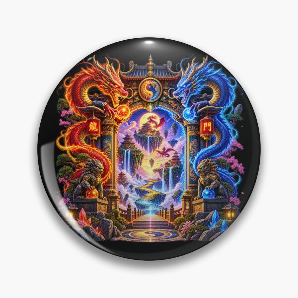 Item preview, Dragon Gate Portal – Guardians of the Mystic Realm designed and sold by TroviTutto.