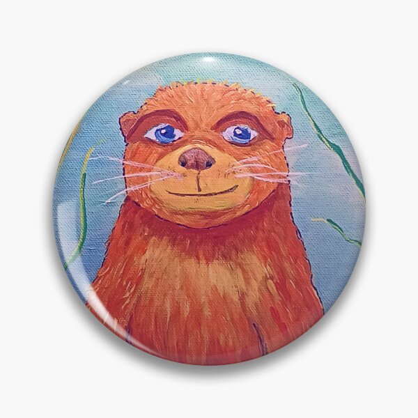 Item preview, Elton the Otter designed and sold by Little Mom's Art Shop.