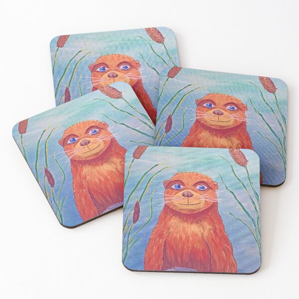 Item preview, Elton the Otter designed and sold by Little Mom's Art Shop.