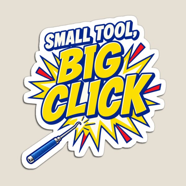 Item preview, Small Tool Big Click - Comic Lockpicking Design designed and sold by PWD-Design.