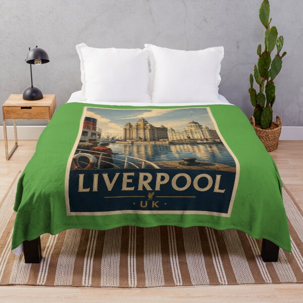 Item preview, Liverpool Travel Poster Vintage Retro Art designed and sold by windmildesigner.