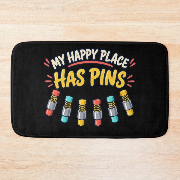 Item preview, My Happy Place Has Pins - Pin Tumbler Locksport Design designed and sold by PWD-Design.