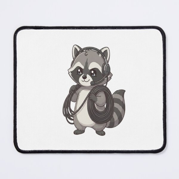 Item preview, Cute Raccoon Audio Tech Headset designed and sold by Ella_Sketch.