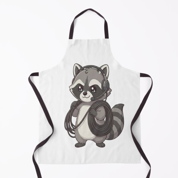 Item preview, Cute Raccoon Audio Tech Headset designed and sold by Ella_Sketch.