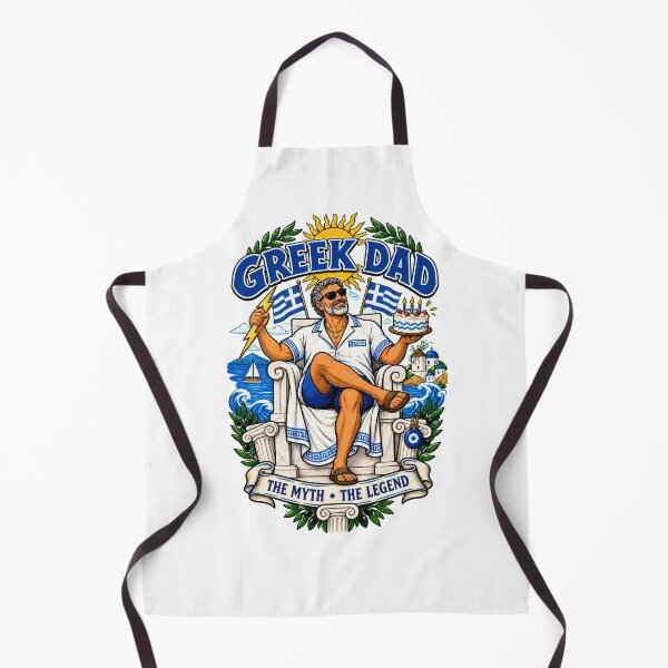 Item preview, Greek Dad The Myth The Legend designed and sold by MakisRIZOS.