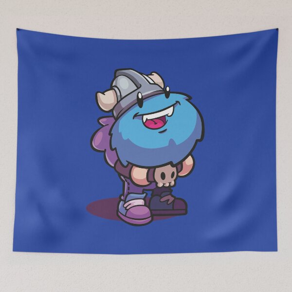 Item preview, Blue Viking Warrior | Nordic Norse Warrior Fantasy Graphic designed and sold by MerlinWear.