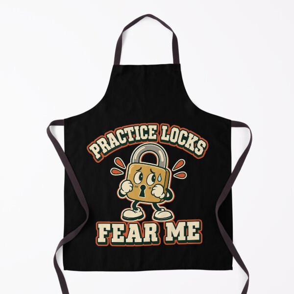 Item preview, Practice Locks Fear Me - Funny Lockpicker Mascot Design designed and sold by PWD-Design.