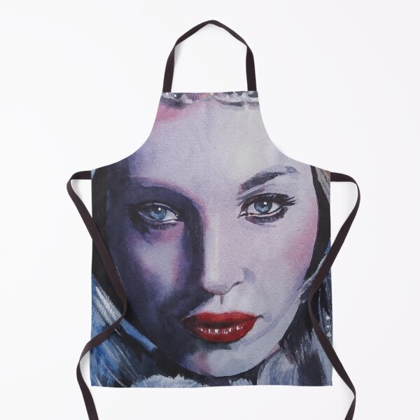 Item preview, The Real Snow Queen Watercolor Portrait designed and sold by SlavaArt.