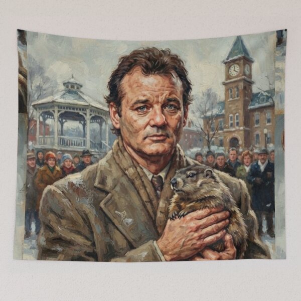 Item preview, Groundhog Day Fine Art Tribute designed and sold by Art's Diner.