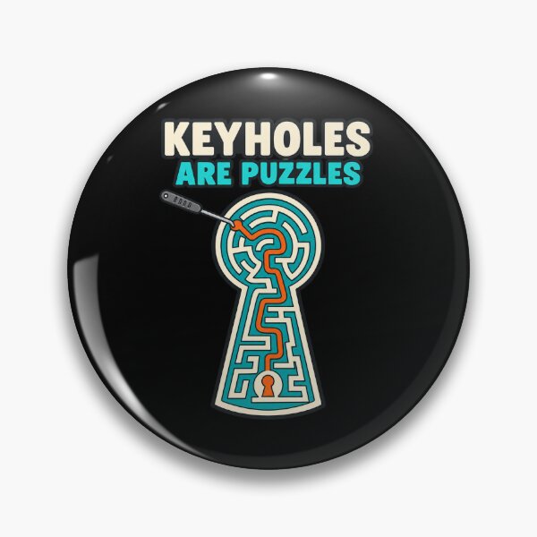 Item preview, Keyholes Are Puzzles - Lockpicking Maze Design designed and sold by PWD-Design.