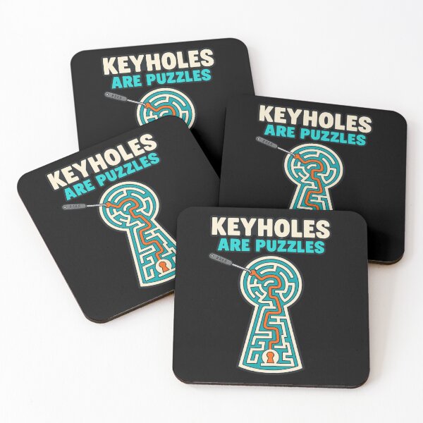 Item preview, Keyholes Are Puzzles - Lockpicking Maze Design designed and sold by PWD-Design.