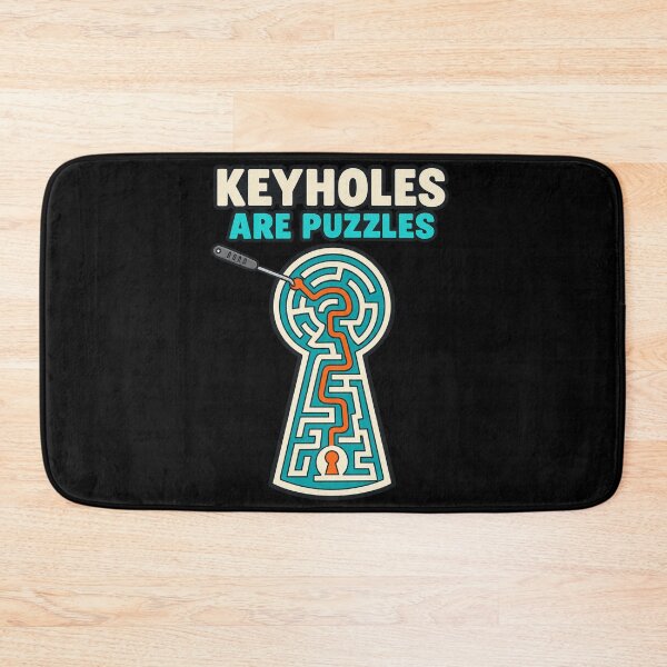 Item preview, Keyholes Are Puzzles - Lockpicking Maze Design designed and sold by PWD-Design.