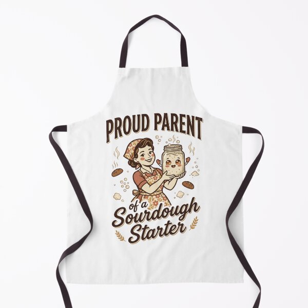 Item preview, Proud Parent of a Sourdough Starter Retro Baking designed and sold by ShootingStarST.