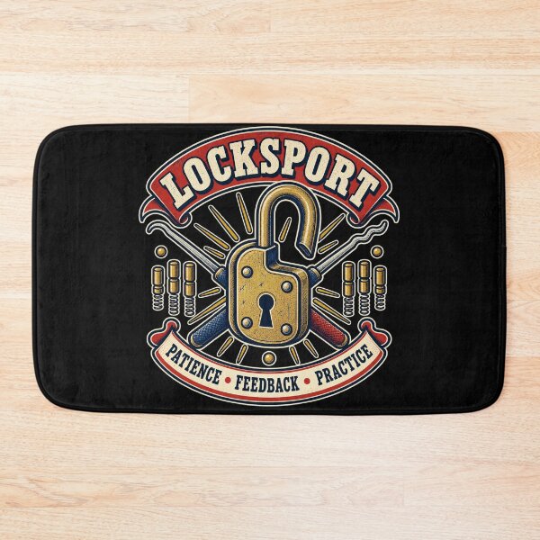 Item preview, Locksport Patience Feedback Practice - Vintage Lockpicking Badge designed and sold by PWD-Design.