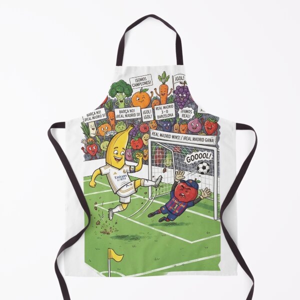 Item preview, Real Madrid Fruit Goal El Clasico Cartoon designed and sold by annaarthk.