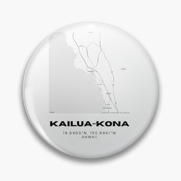Item preview, Kailua-Kona Hawaii Minimalist City Map designed and sold by RM-Journey.