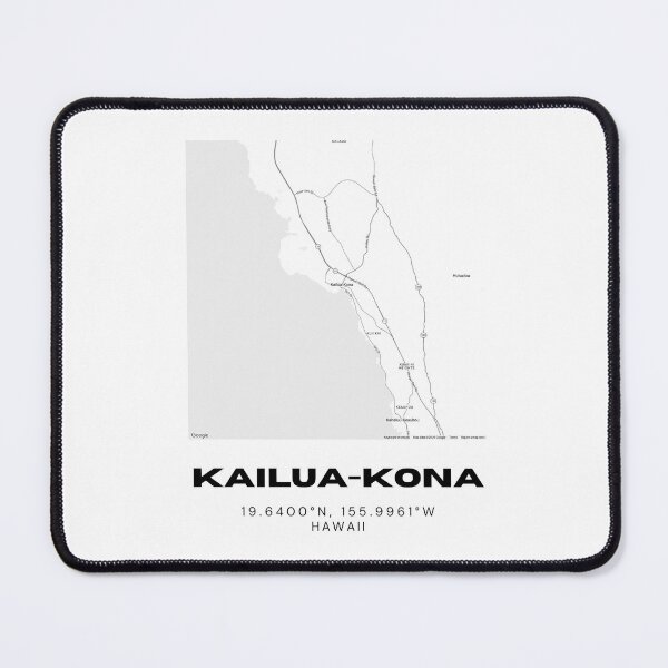 Item preview, Kailua-Kona Hawaii Minimalist City Map designed and sold by RM-Journey.