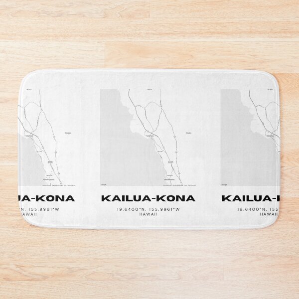 Item preview, Kailua-Kona Hawaii Minimalist City Map designed and sold by RM-Journey.