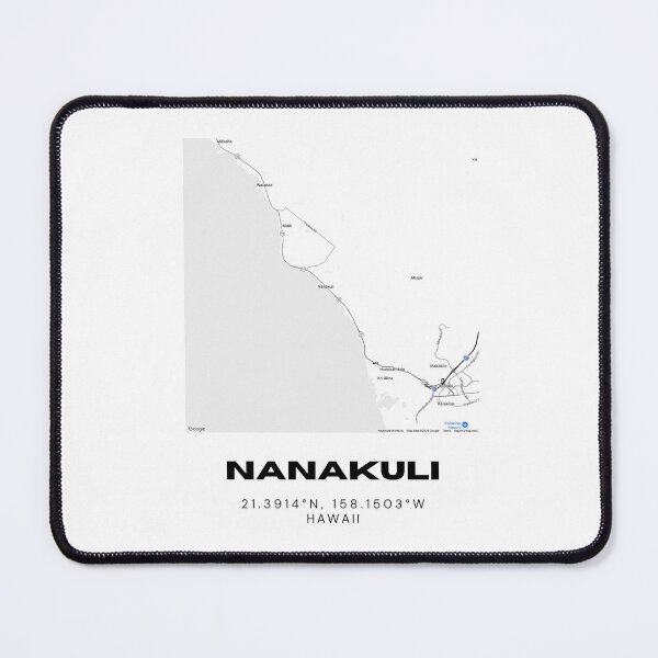 Item preview, Nanakuli Hawaii Minimalist Map designed and sold by RM-Journey.