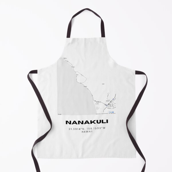 Artikelvorschau, Minimalistische Karte von Nanakuli Hawaii entworfen und verkauft von RM-Journey.