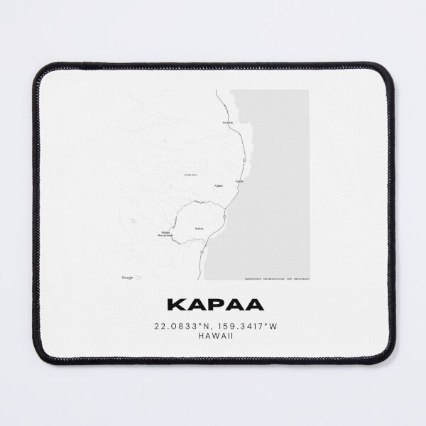 Item preview, Kapaa Kauai Minimalist City Map designed and sold by RM-Journey.