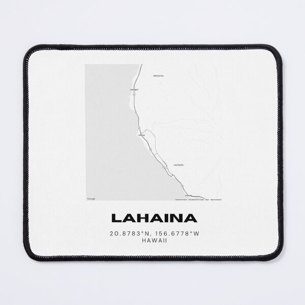 Item preview, Lahaina Maui Minimalist City Map designed and sold by RM-Journey.