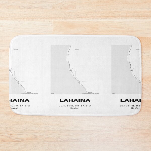 Item preview, Lahaina Maui Minimalist City Map designed and sold by RM-Journey.