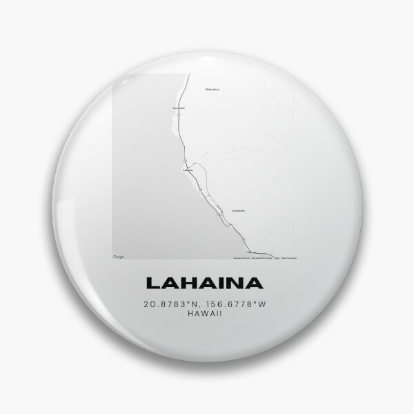 Item preview, Lahaina Maui Minimalist City Map designed and sold by RM-Journey.