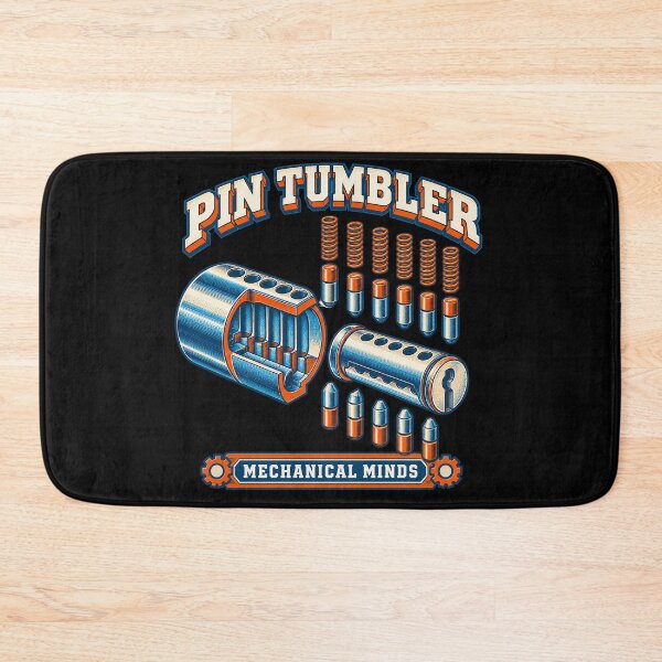 Item preview, Pin Tumbler Mechanical Minds - Lockpicking Diagram Design designed and sold by PWD-Design.