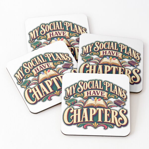 Item preview, My Social Plans Have Chapters designed and sold by FZ Designs.