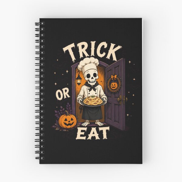 Item preview, Trick or Eat Skeleton cook designed and sold by Konvero.