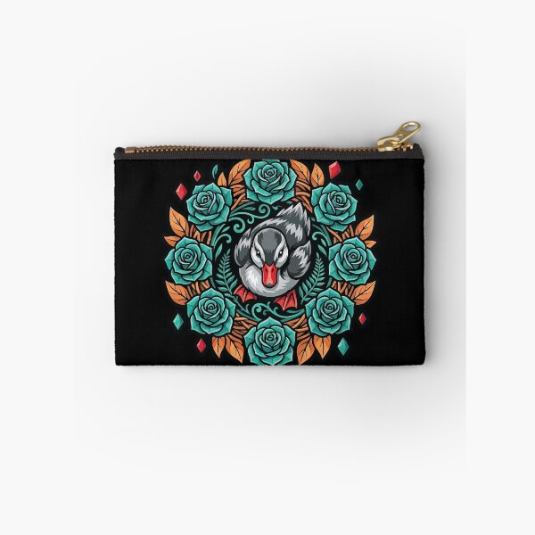 Item preview, Cute Duck Floral Rose Wreath Vector Graphic Art designed and sold by ZUMERI.